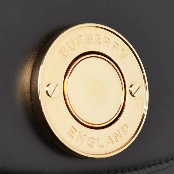 Burberry Black Calfskin Leather Small Elizabeth Crossbody Bag - Picture 6 of 10